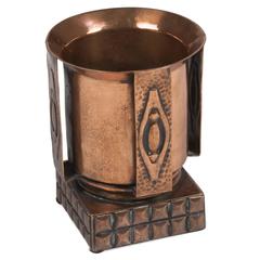 Aesthetic Movement Copper and Brass Vase 10