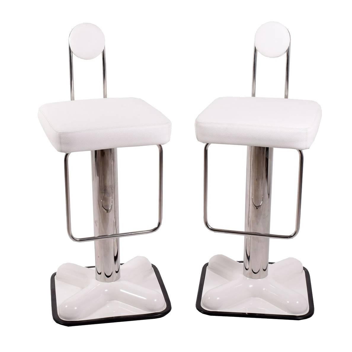 Joe Colombo "Birillo" Bar Stools for Zanotta