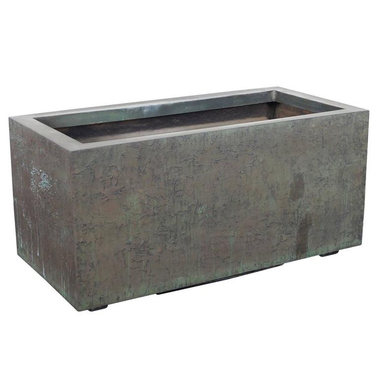 Massive Cast Bronze Resin Planter by Forms and Surfaces at 1stDibs