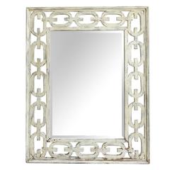 Swedish Carved Chain Mirror