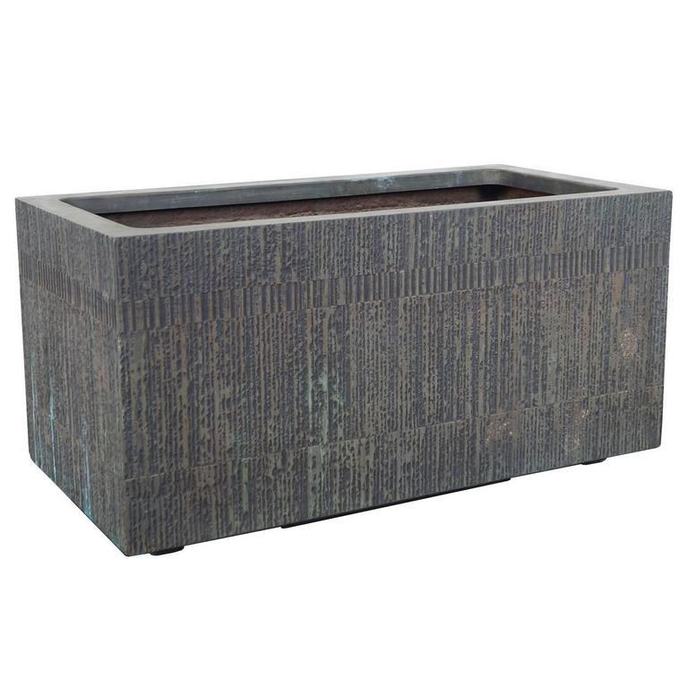Massive Cast Bronze Resin Planter by Forms and Surfaces at 1stDibs