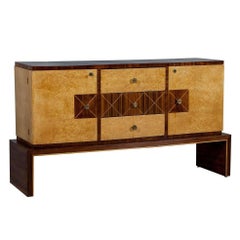 Art Deco Style Birds Eye and Rosewood Buffet