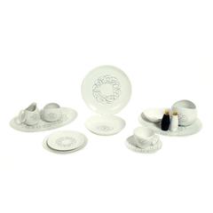 Raymond Loewy Script Pattern for Rosenthal Continental 74-Piece China Set 1
