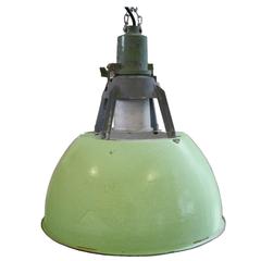 Vintage Green Industrial Lights 10