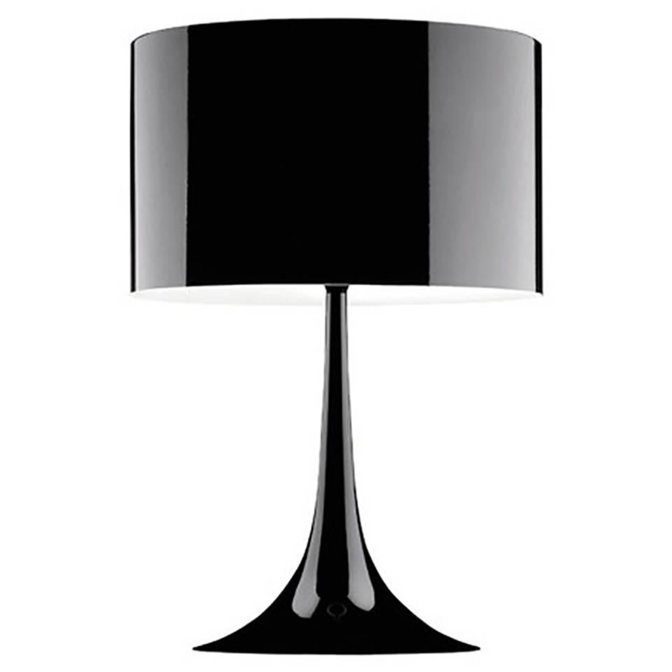 Black Spun Table Lamp by Sebastian Wrong for Flos, Italy For Sale