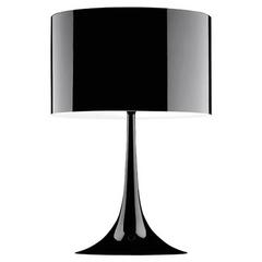 Black Spun Table Lamp by Sebastian Wrong for Flos, Italy