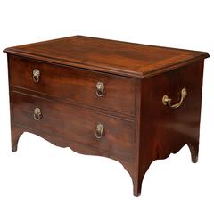 English Late 18th Century George III Mahogany Cellarette Chest, circa 1790
