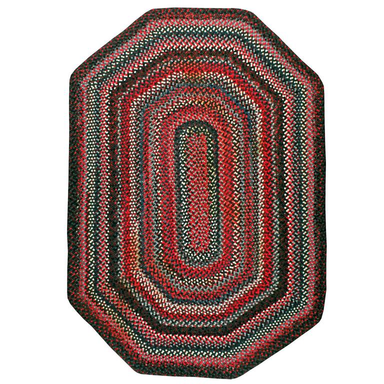 Vintage American Braid Rug For At 1stdibs Vintage American Braided Rug