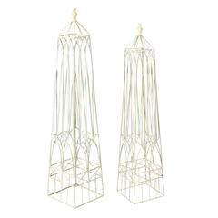 Set of Garden Obelisks