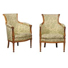 Pair of French Bergere Armchairs 3
