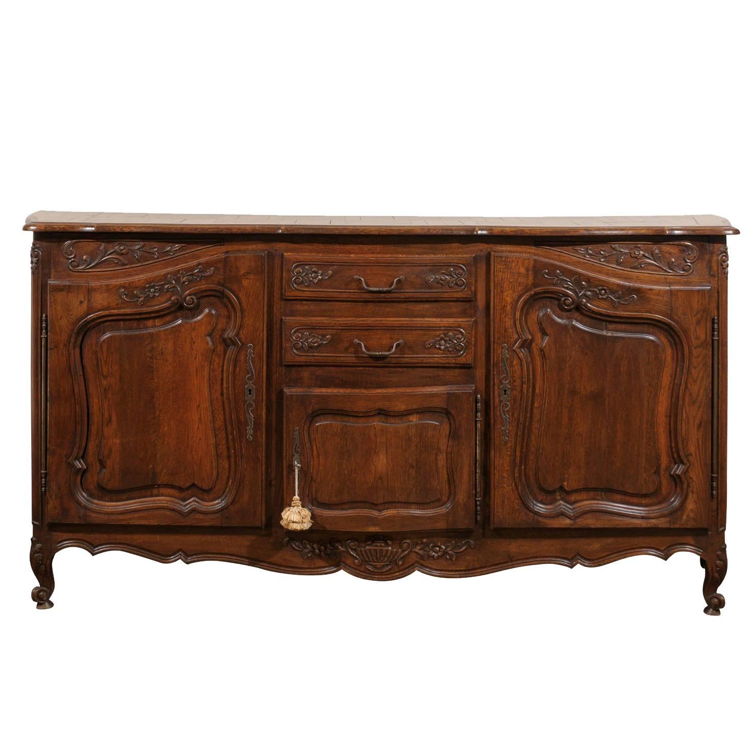 Oak French Enfilade