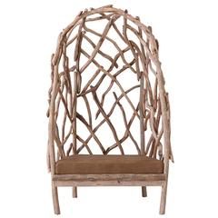 Wood Bergere Chairs