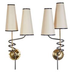 Pair of Sconces by Maison Arlus