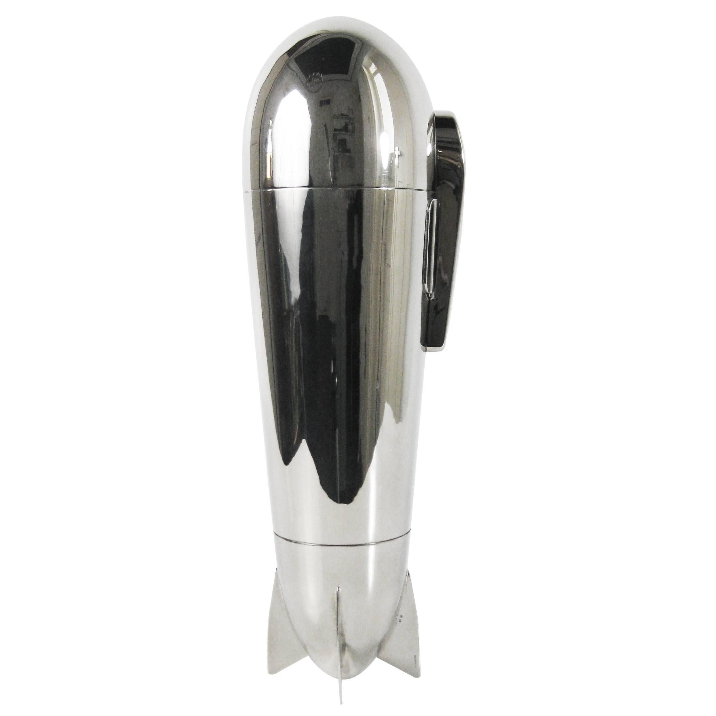 Streamline Dirigible Cocktail Shaker by J.A. Henckels. Germany, circa 1930.