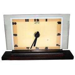 Vintage 1930s Art Deco Modernist Clock by ATO