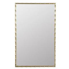 Mid-Century Faux Bamboo Mirror by Mastercraft 10