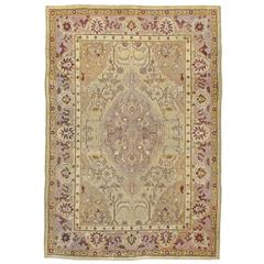Antique Indian Agra Rug 11