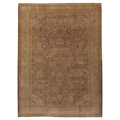 Retro Persian Kashan Rug