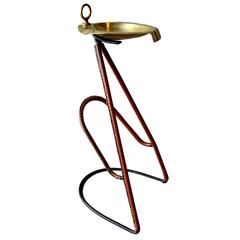 Adnet Leather Magazine Rack / Ashtray 12