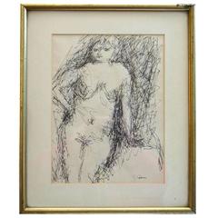 Female Nude Drawing 1