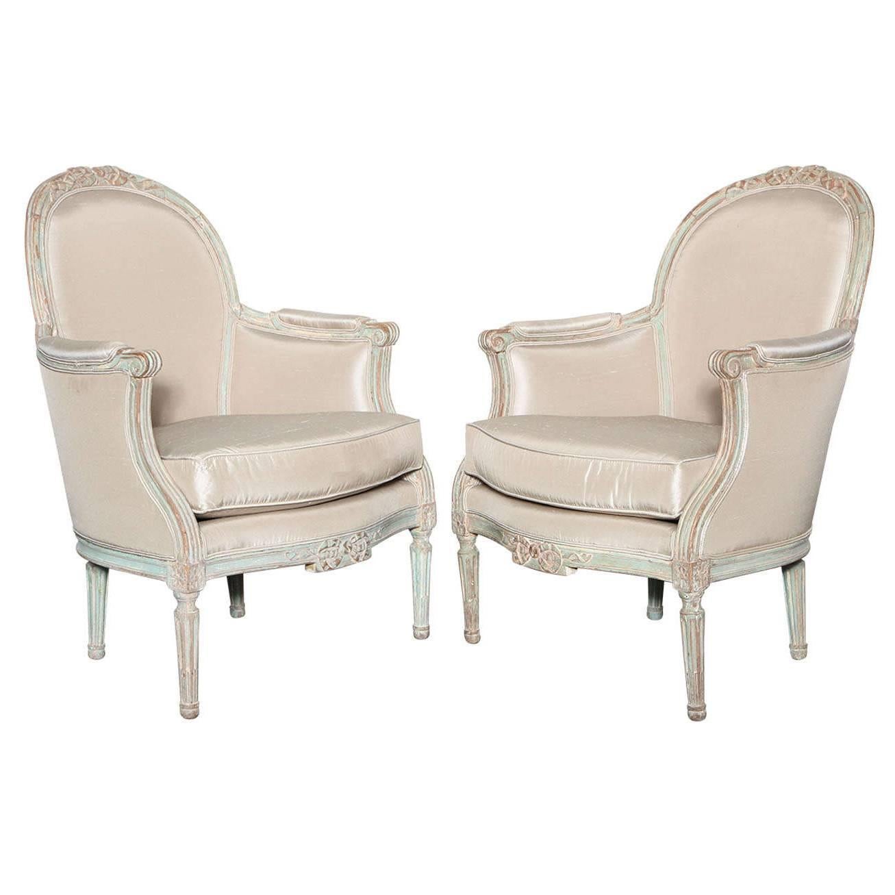 Gustavian Style Armchairs For Sale