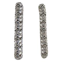 Jona Diamond Gold Bar Earrings 11