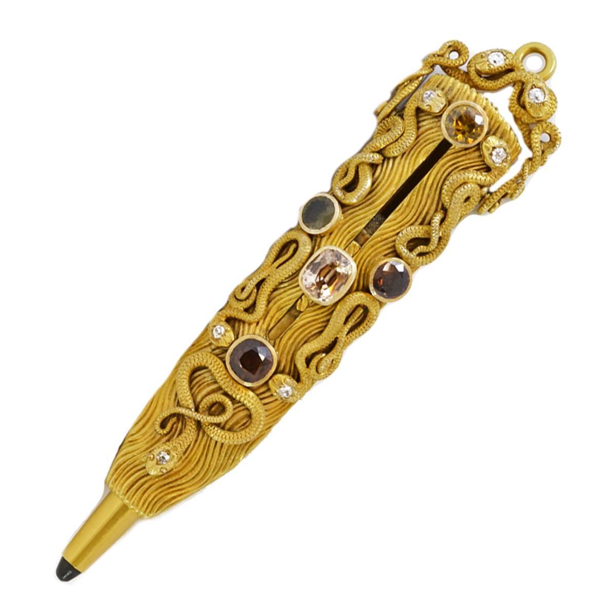 Gold Snake Pencil