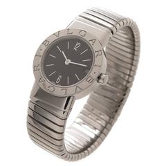 Bulgari Lady's Stainless Steel Tubogas Quartz Wristwatch