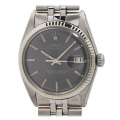 Rolex Stainless Steel Datejust Wristwatch Ref 1601