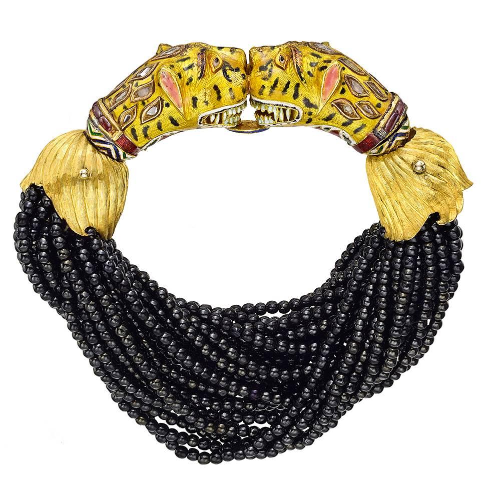 Jacqueline Kennedy Onassis Tigers' Heads Bracelet