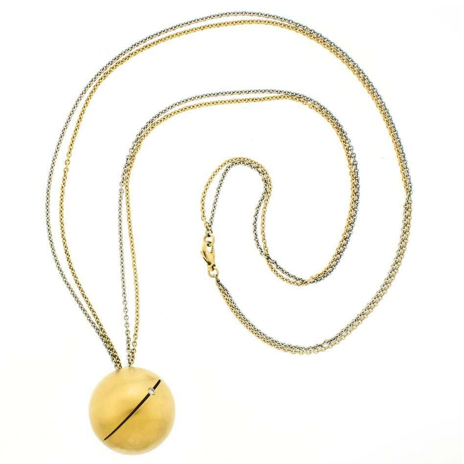 Modernist Gold Necklace