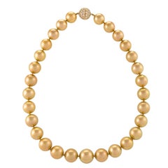South Sea Golden Pearl Necklace