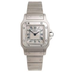Cartier Ladies Steel Santos Quartz Watch