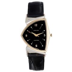 Hamilton Yellow and White Gold Pres. Lyndon B. Johnson Presentation Wristwatch