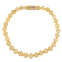Golden South Sea Pearl Necklace 1