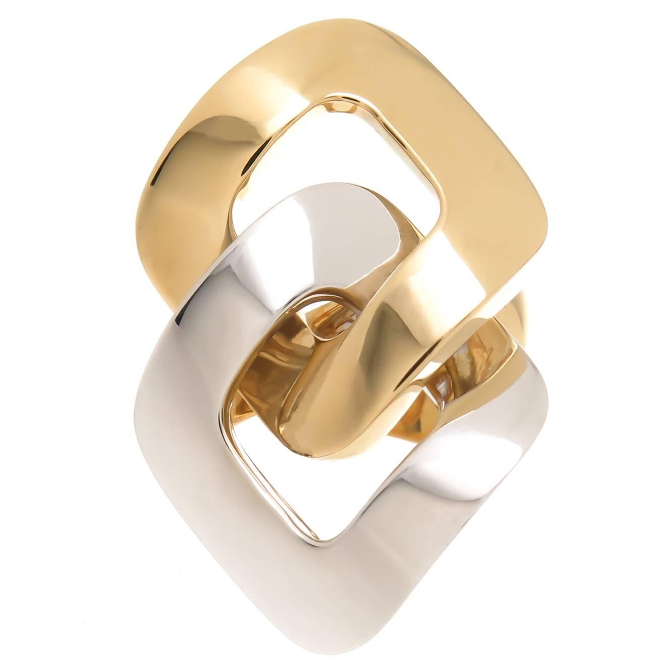 Pomellato Two Color Gold Ring