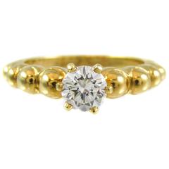 Fred Paris Yellow Gold Diamond Solitaire 11