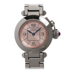 Cartier Lady's Stainless Steel Mini Pasha Ltd Ed Quartz Wristwatch