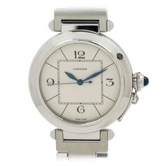 Cartier Stainless Steel Pasha C Wristwatch Ref W31072M7