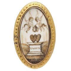 Antiker georgianischer Unity-Ring um 1790