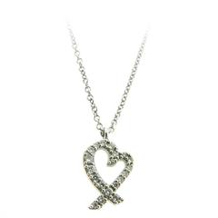 Diamond gold heart Pendant 4