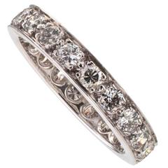 Diamond Gold Eternity Band Ring