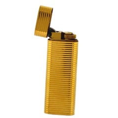 Briquet plaqué or Cartier