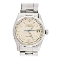 Rolex Stainless Steel Oysterdate Precision Wristwatch Ref 6466 6