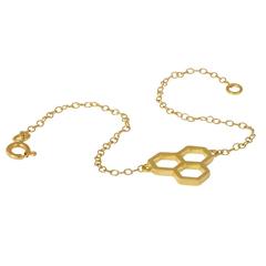 Gold Honeycomb Bracelet 12