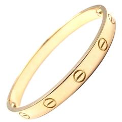 Cartier Love Gold Bangle Bracelet 