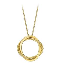 David Yurman Gold Infinity Pendant Necklace