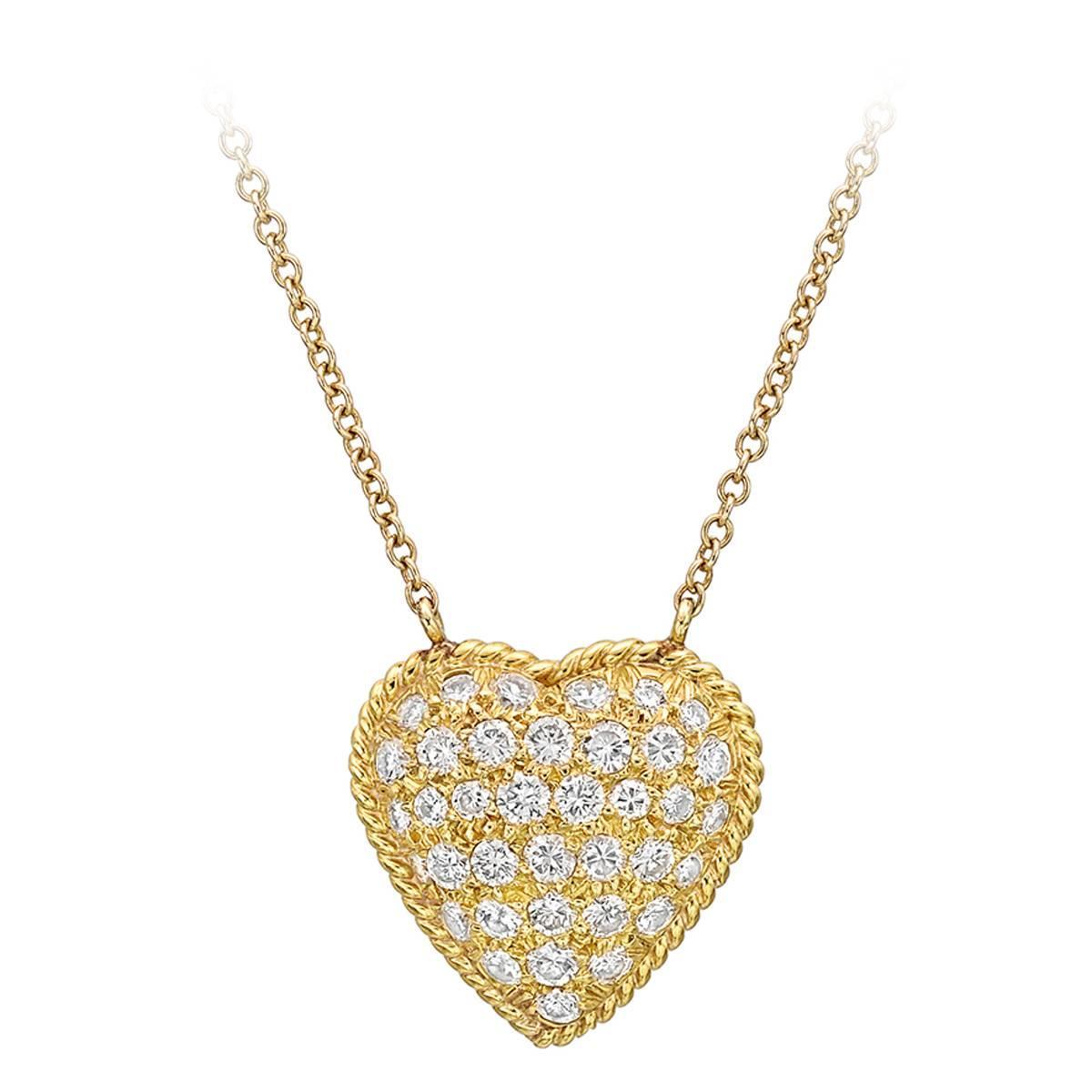 Van cleef necklace heart clearance