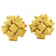 Brutalist Gold Earrings