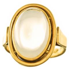 1950s Moonstone Gold Ring 